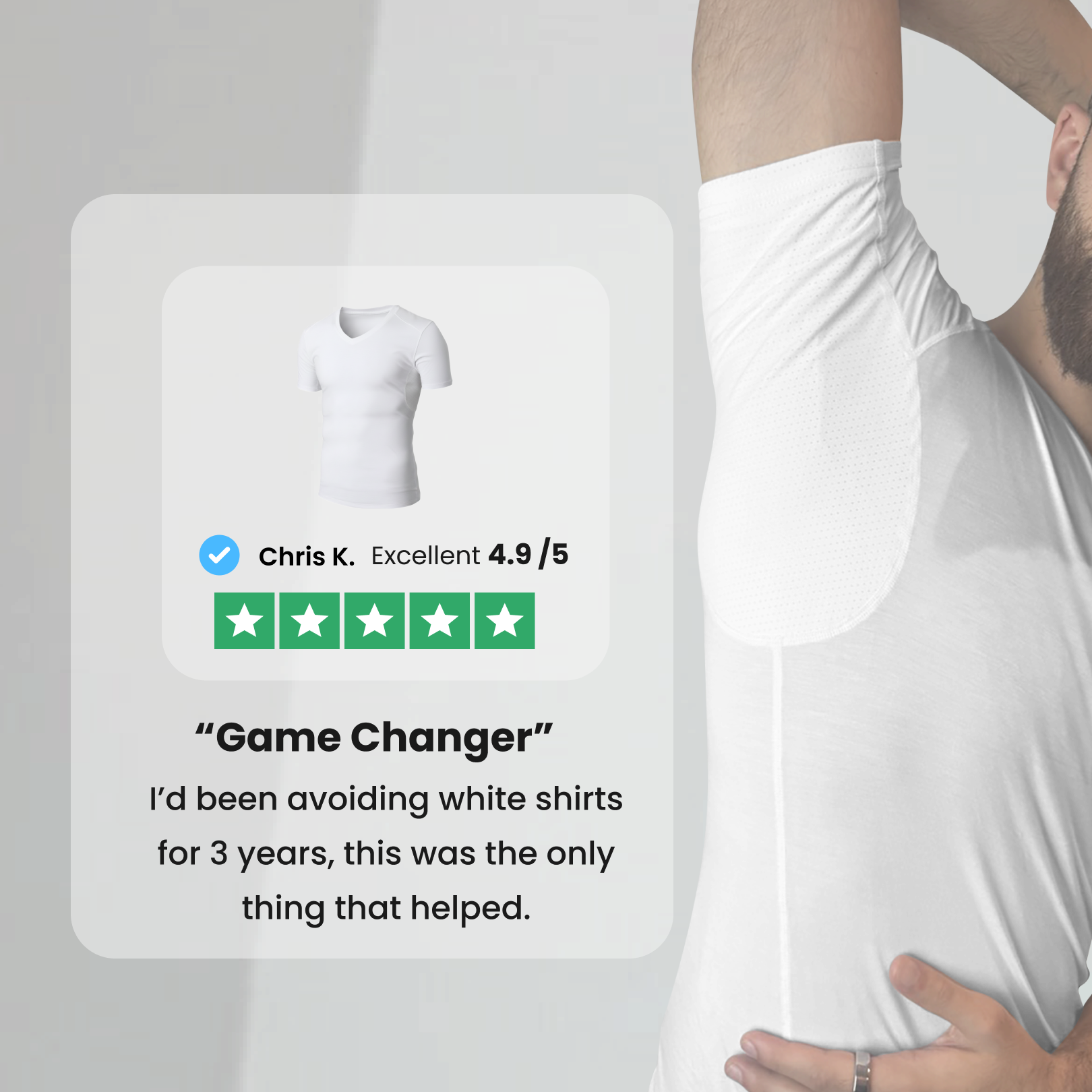 Anti Sweat Undershirt For Men